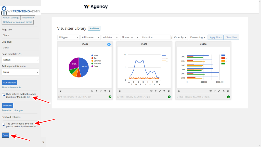 WordPress - How to Create Visualizer Charts on the Frontend